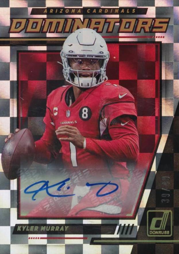 2021 Panini Donruss Dominators Kyler Murray #D1 Football Card