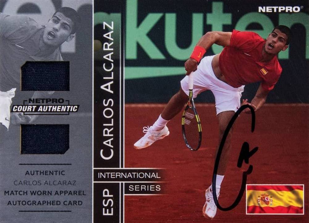 2022 Netpro International Series '03 Retro Carlos Alcaraz #1A Other Sports Card