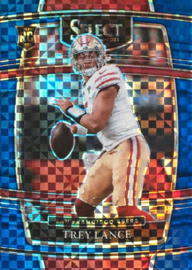 2021 Panini Select Trey Lance #45 Football Card