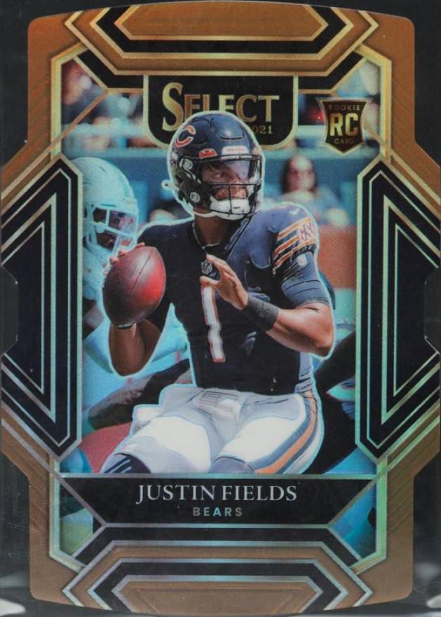 2021 Panini Select Justin Fields #250 Football Card