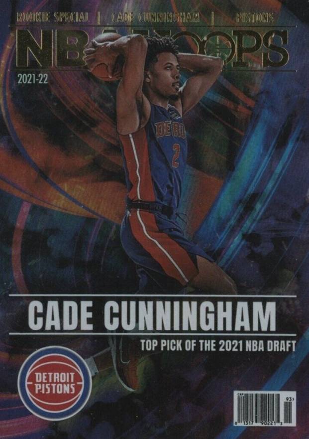 2021 Panini NBA Hoops Rookie Special Cade Cunningham #RS1 Basketball Card