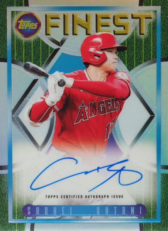 2022 Topps Finest Flashbacks 1995 Finest Autograph Shohei Ohtani #SO Baseball Card