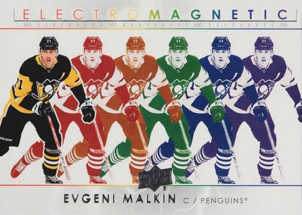 2021 Upper Deck Electromagnetic Evgeni Malkin #EM16 Hockey Card