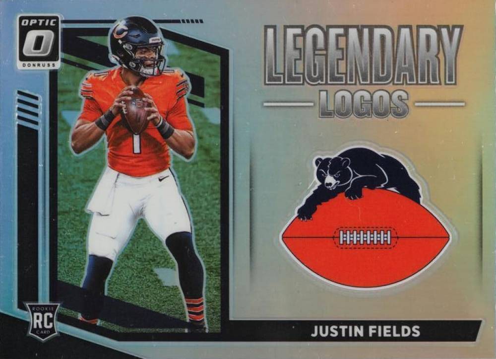 2021 Panini Donruss Optic Legendary Logos Justin Fields #LL2 Football Card