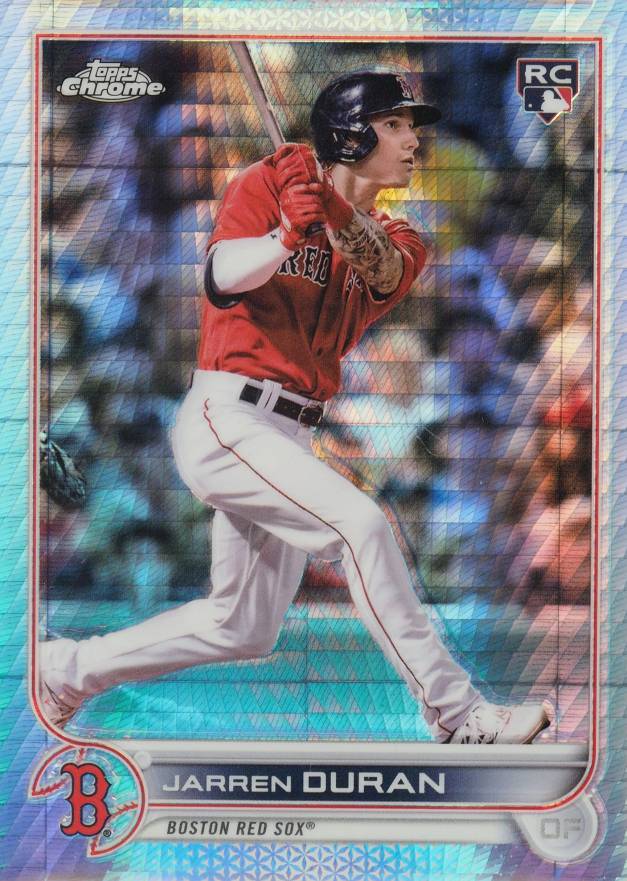 2022 Topps Chrome Jarren Duran #113 Baseball Card