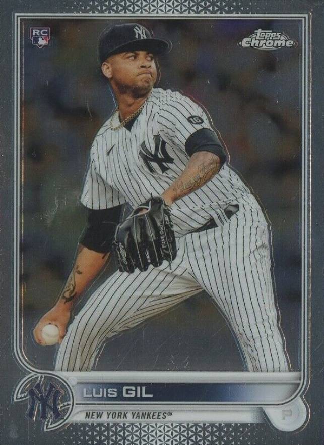 2022 Topps Chrome Luis Gil #202 Baseball Card