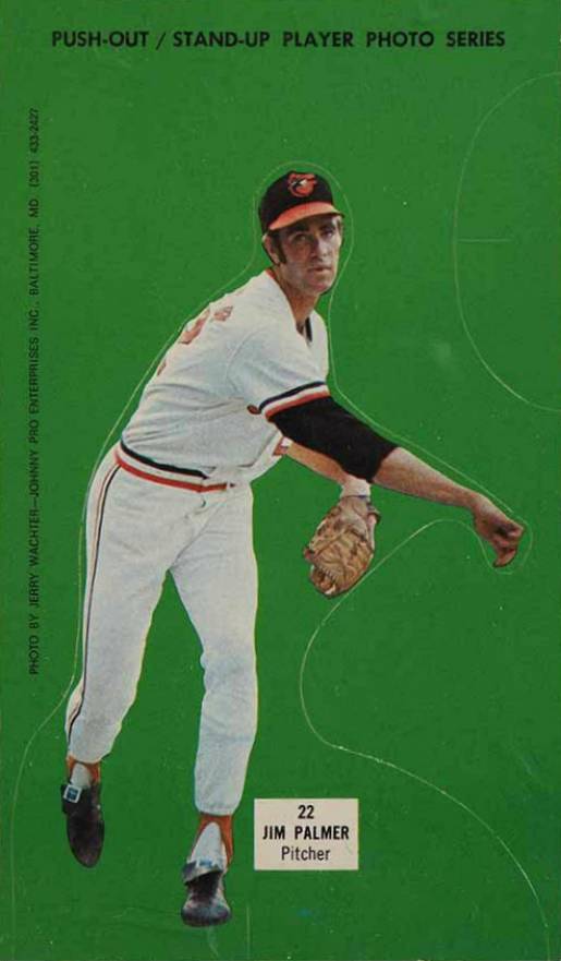 1973 Johnny Pro Orioles Jim Palmer #22 Baseball Card