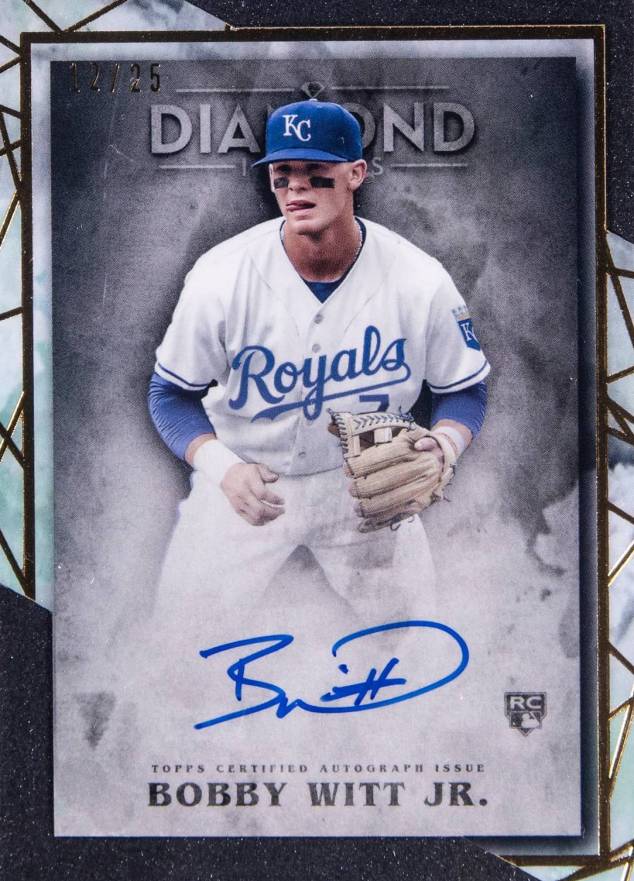 2022 Topps Diamond Icons Autographs Bobby Witt Jr. #ACBWJ Baseball Card