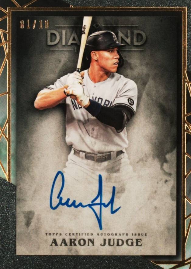 2022 Topps Diamond Icons Autographs Aaron Judge #ACAJU Baseball Card