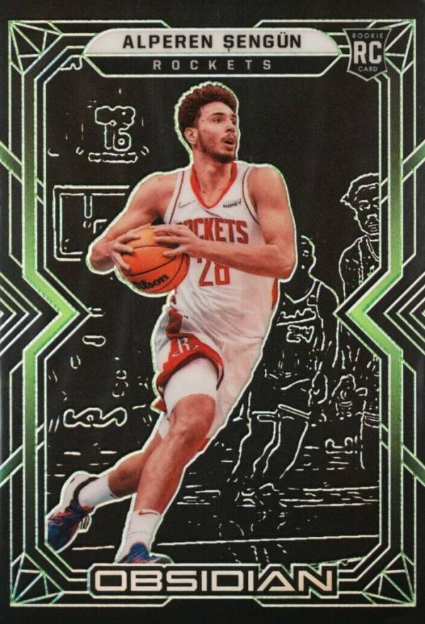 2021 Panini Obsidian Alperen Sengun #166 Basketball Card