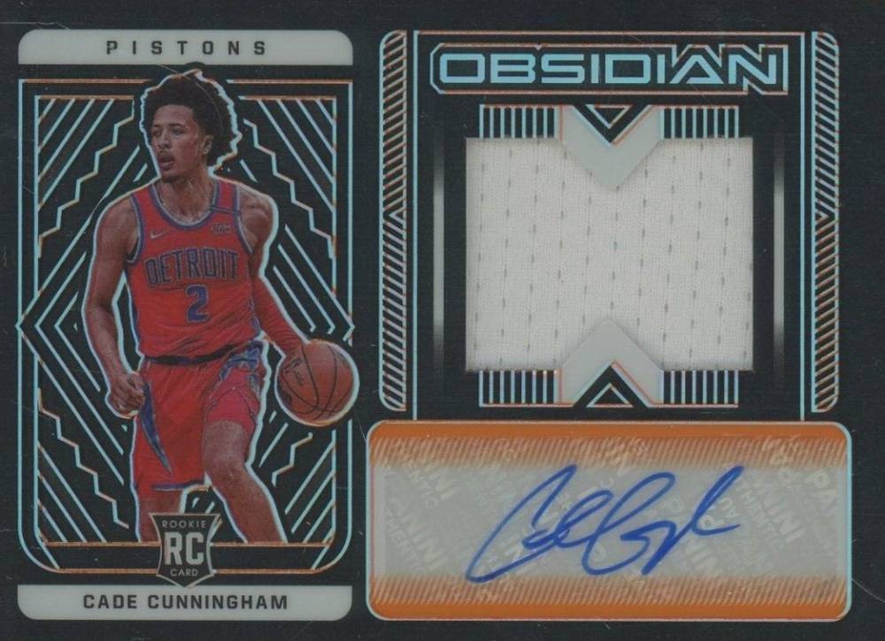 2021 Panini Obsidian Cade Cunningham #207 Basketball Card