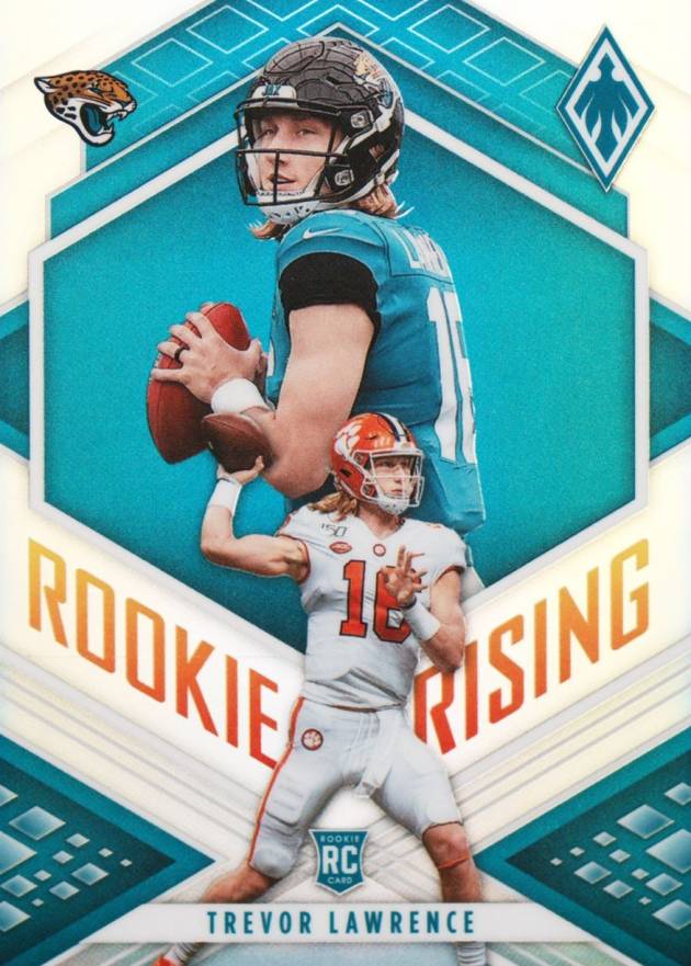 2021 Panini Phoenix Rookie Rising Trevor Lawrence #RIS-1 Football Card