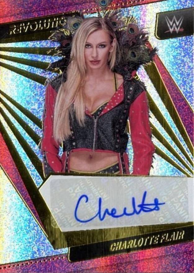 2022 Panini Revolution WWE Autographs Charlotte Flair #AGCFL Other Sports Card