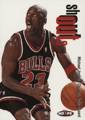 1998 Hoops Shout Outs Michael Jordan #13 Basketball Card