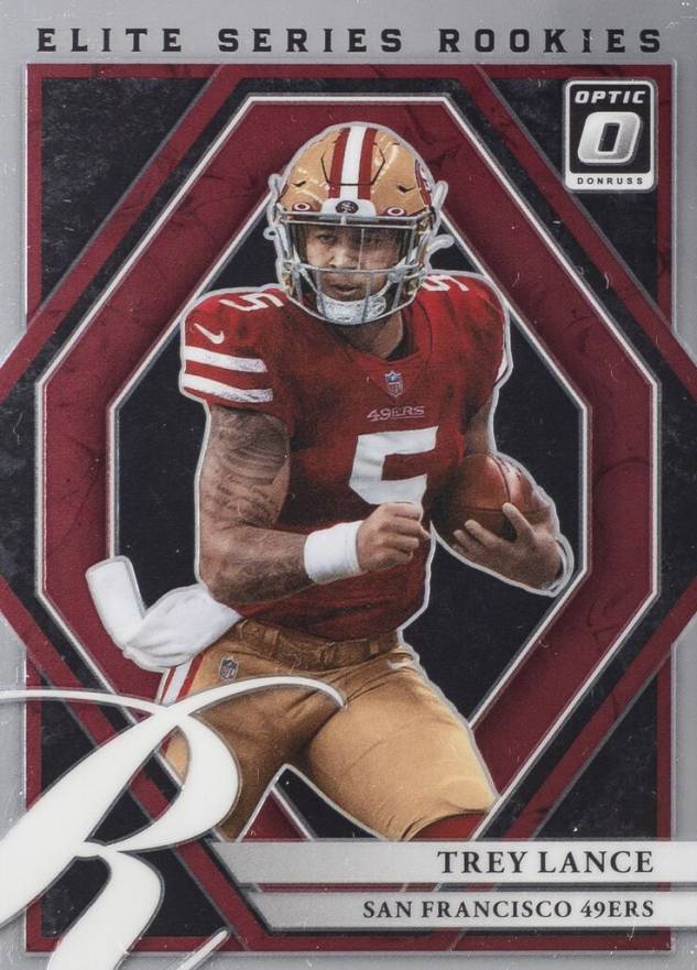 2021 Panini Donruss Optic Elite Series Rookies Trey Lance #ESR3 Football Card