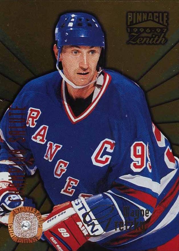 1996 Zenith Championship Salute Wayne Gretzky #2 Hockey Card