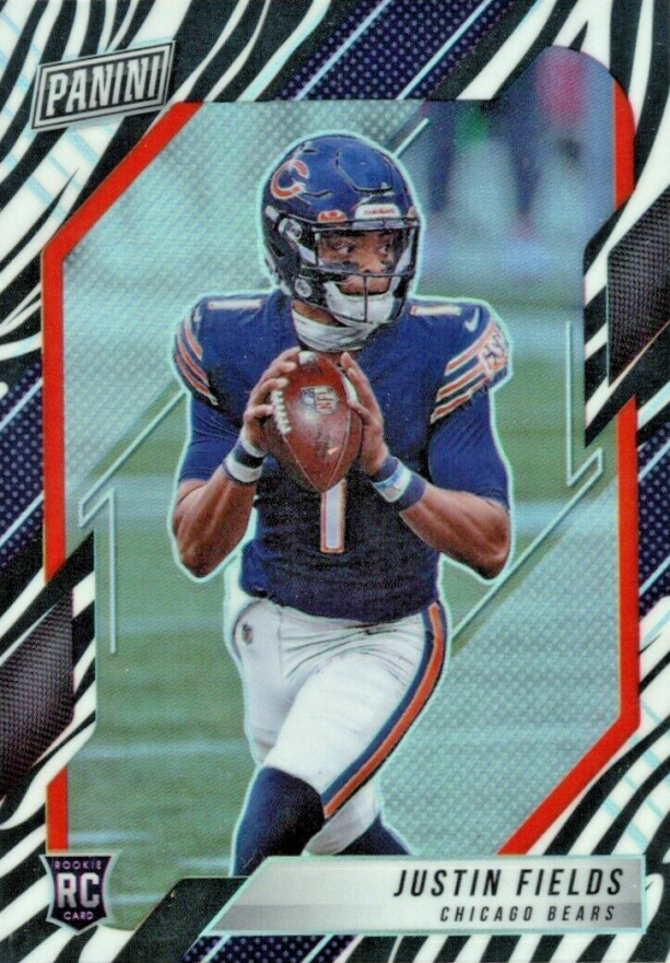 2022 Panini National VIP Rookies Justin Fields #RC6 Football Card