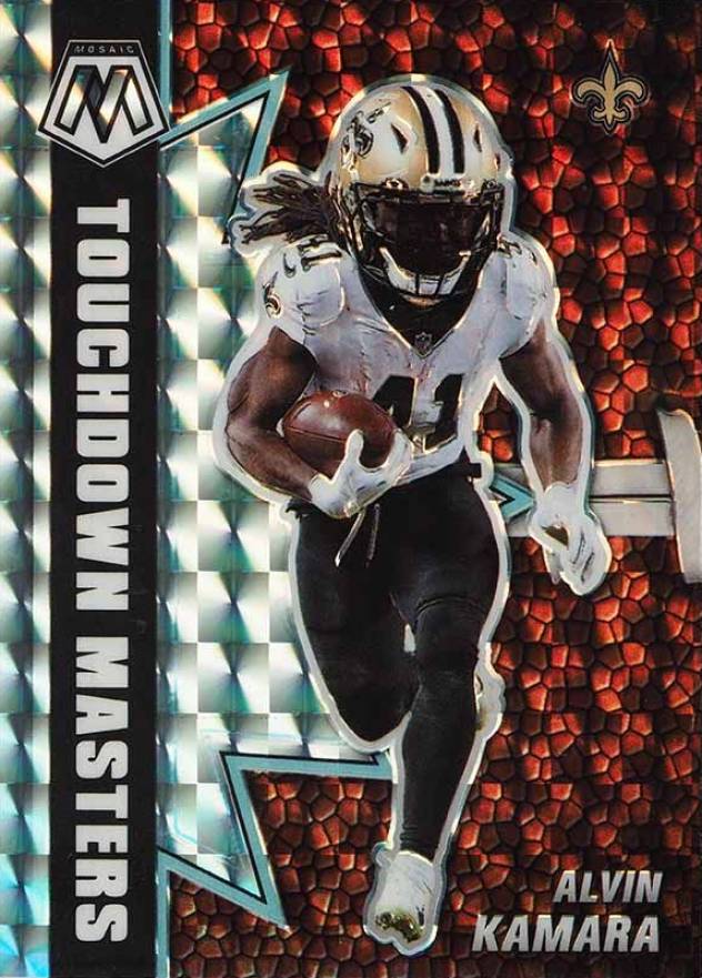 2021 Panini Mosaic Touchdown Masters Alvin Kamara #TM-1 Football Card