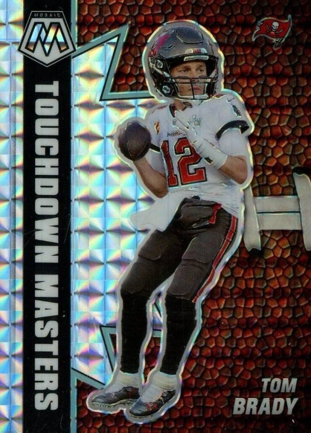 2021 Panini Mosaic Touchdown Masters Tom Brady #TM-12 Football Card