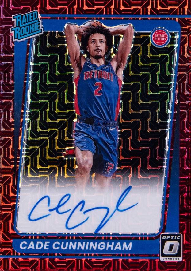 2021 Panini Donruss Optic Cade Cunningham #161 Basketball Card