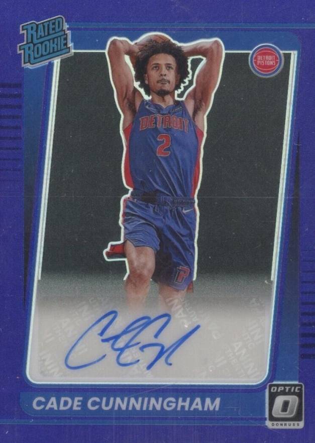 2021 Panini Donruss Optic Cade Cunningham #161 Basketball Card