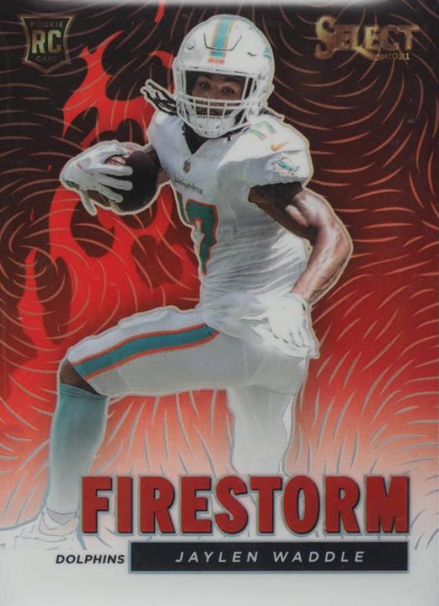 2021 Panini Select Firestorm Jaylen Waddle #FS26 Football Card