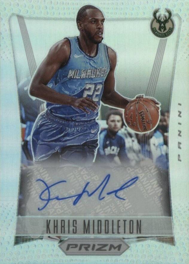 2021 Panini Prizm Flashback Signatures Khris Middleton #FSKHM Basketball Card