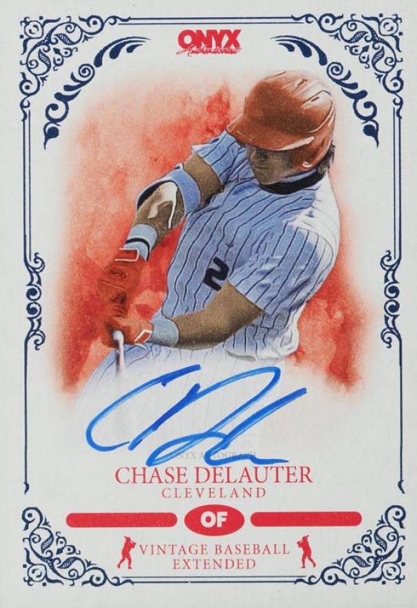 2022 Onyx Vintage Chase Delauter #VADE Baseball Card