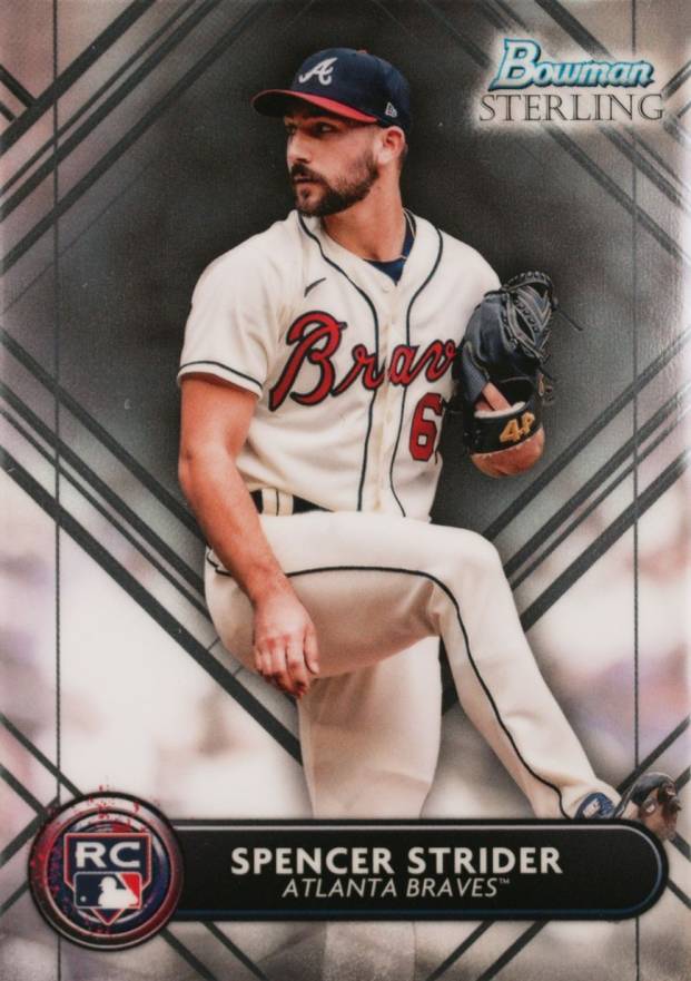 2022 Bowman Sterling Spencer Strider #BSR50 Baseball Card