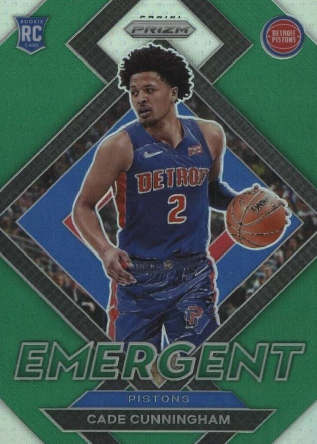 2021 Panini Prizm Emergent Cade Cunningham #22 Basketball Card