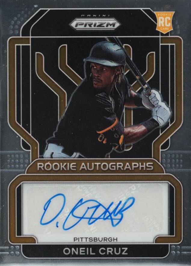 2022 Panini Prizm Rookie Autographs Oneil Cruz #RAOC Baseball Card