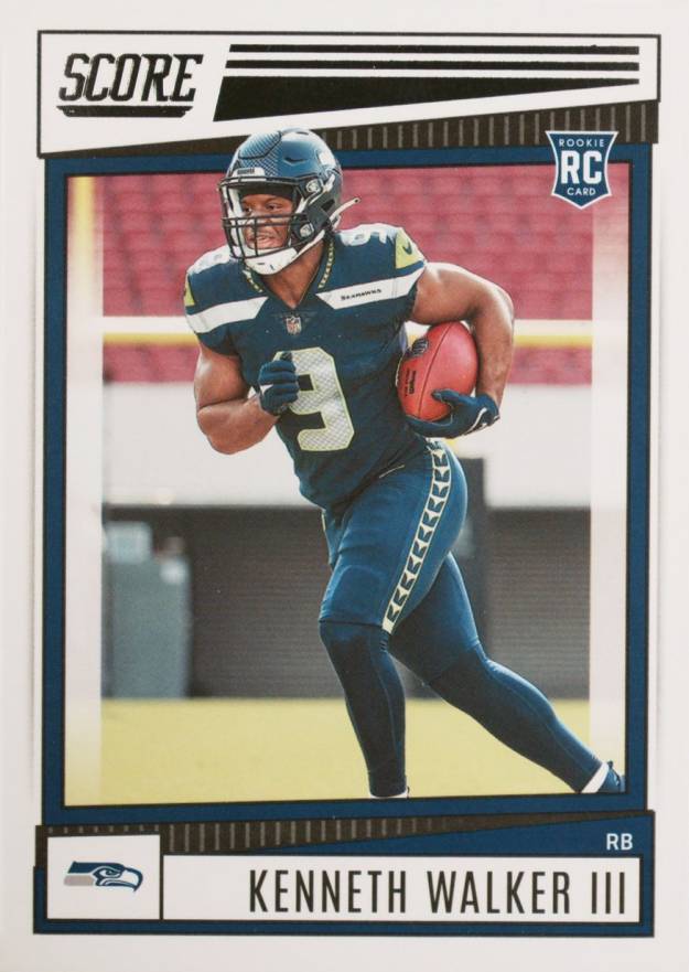 2022 Panini Score Kenneth Walker III #329 Football Card