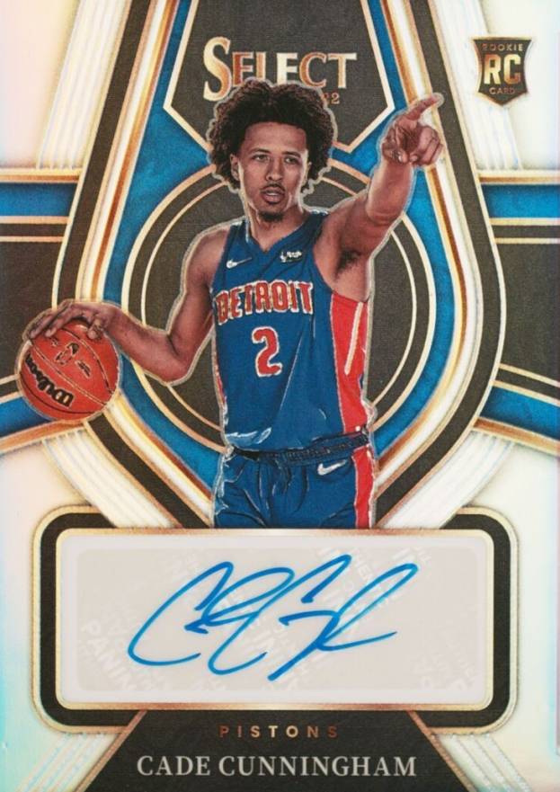 2021 Panini Select Rookie Signatures Cade Cunningham #RSCCM Basketball Card