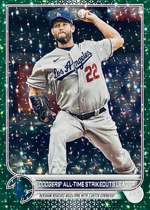 2022 Topps Update Clayton Kershaw #US309 Baseball Card