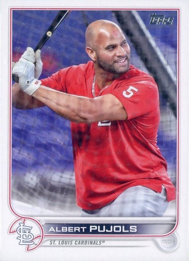 2022 Topps Update Albert Pujols #US300 Baseball Card