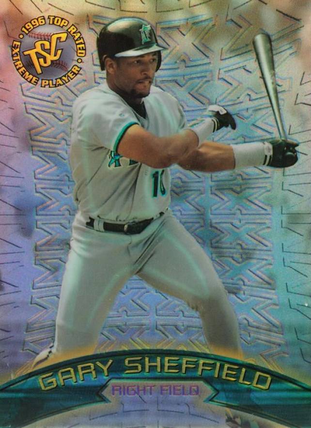 1996 Stadium Club Extreme Winners Gary Sheffield #EW9 Baseball Card