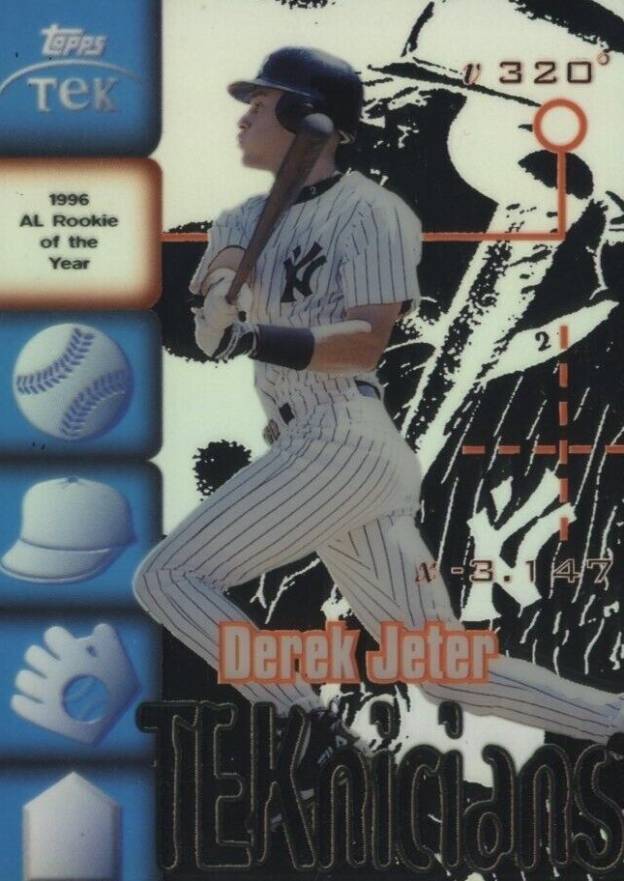 1999 Topps Tek Teknicians Derek Jeter #T6 Baseball Card