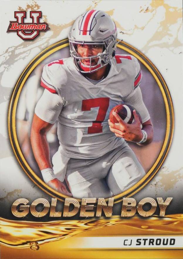 2021 Bowman University Golden Boy CJ Stroud #GB2 Football Card