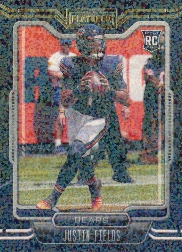 2021 Panini Playbook Justin Fields #108 Football Card