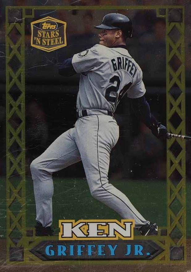 1999 Topps Stars 'N Steel Ken Griffey Jr. #26 Baseball Card