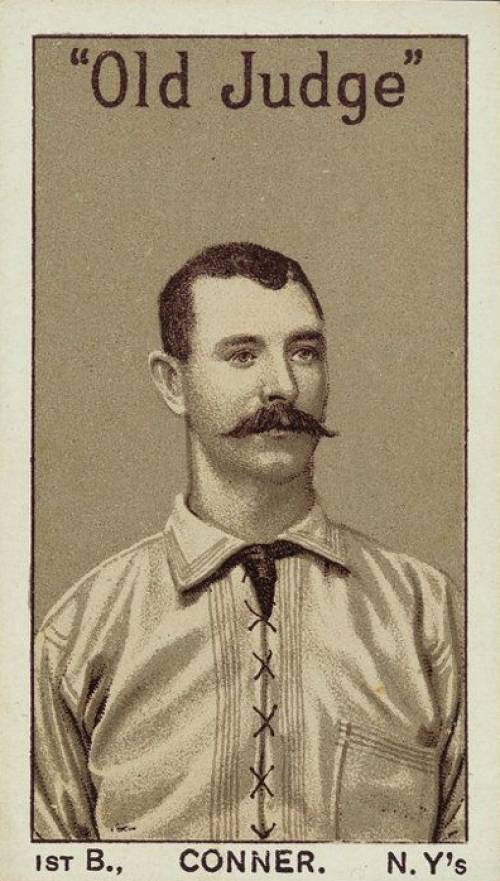 1886 Old Judge New York Giants Roger Connor # Baseball Card