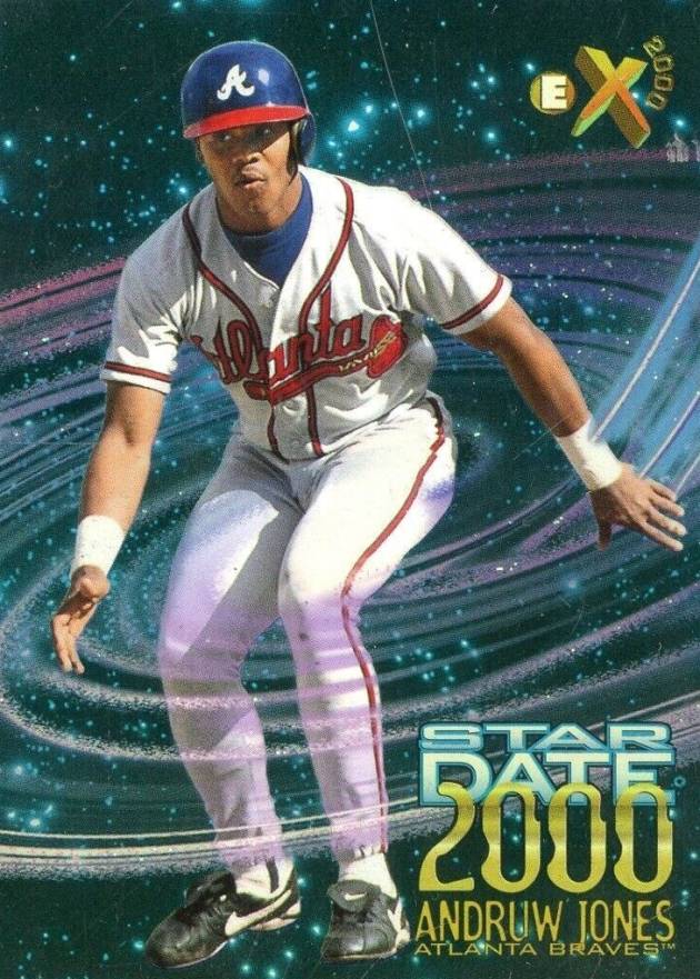 1997 Skybox E-X2000 Stardate 2000 Andruw Jones #2 Baseball Card