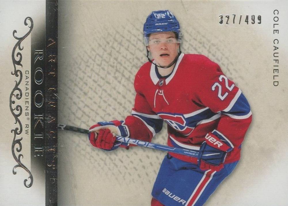 2021 Upper Deck Artifacts Horizontal Rookies Cole Caufield #SP3 Hockey Card