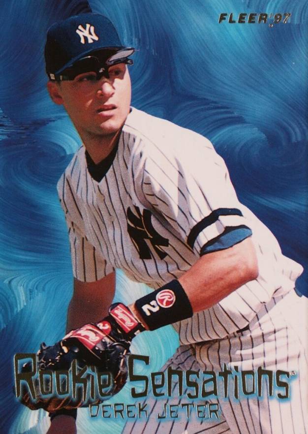 1997 Fleer Rookie Sensations Derek Jeter #7 Baseball Card