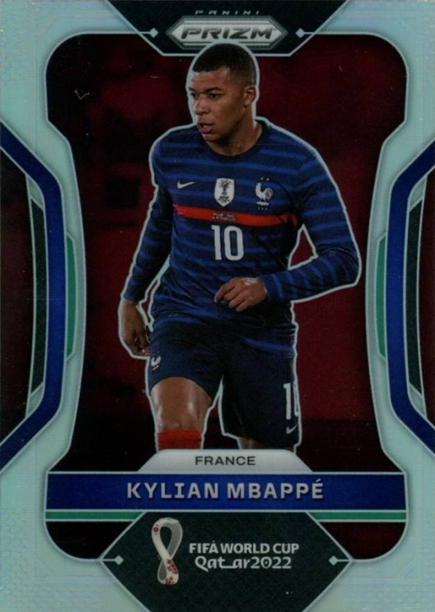 2022 Panini Prizm World Cup Qatar Kylian Mbappe #101 Soccer Card