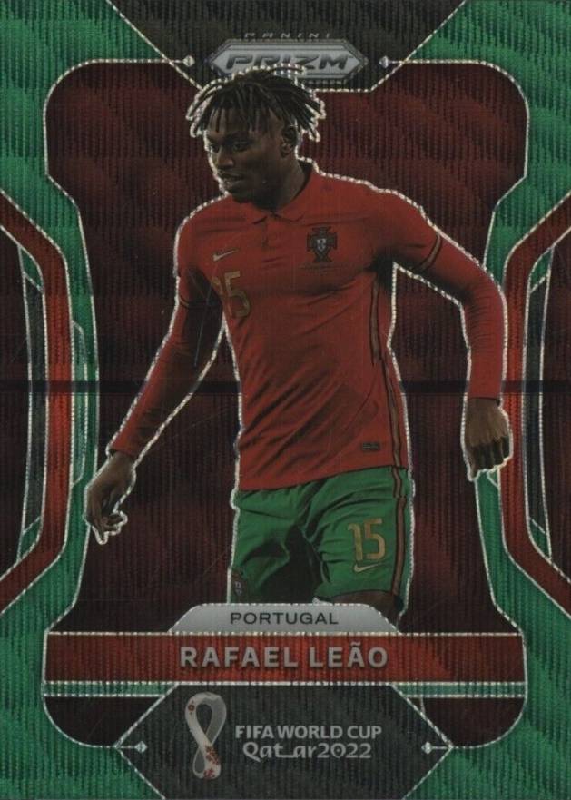 2022 Panini Prizm World Cup Qatar Rafael Leao #181 Soccer Card