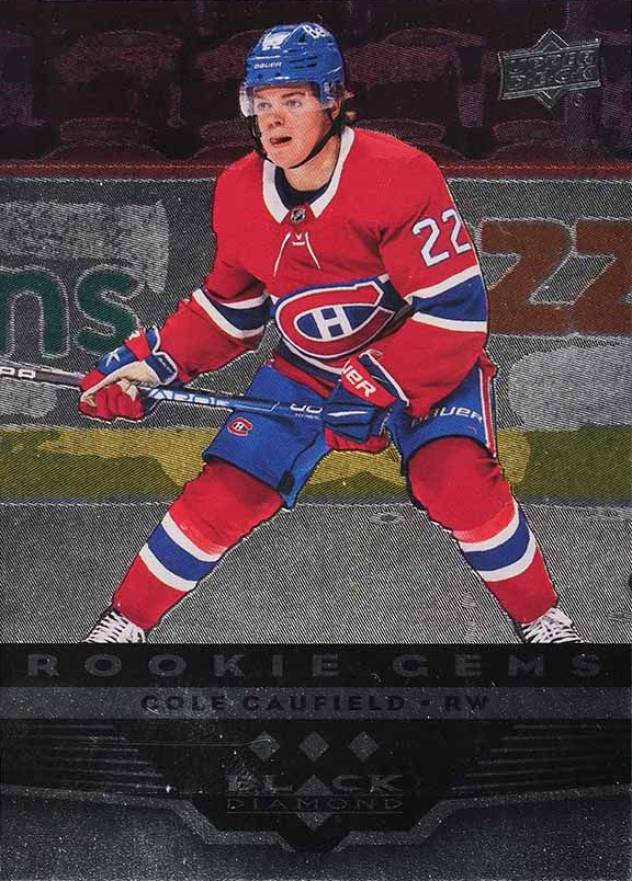 2021 Upper Deck Extended Series Black Diamond 2005-06 Retro Cole Caufield #BD40 Hockey Card