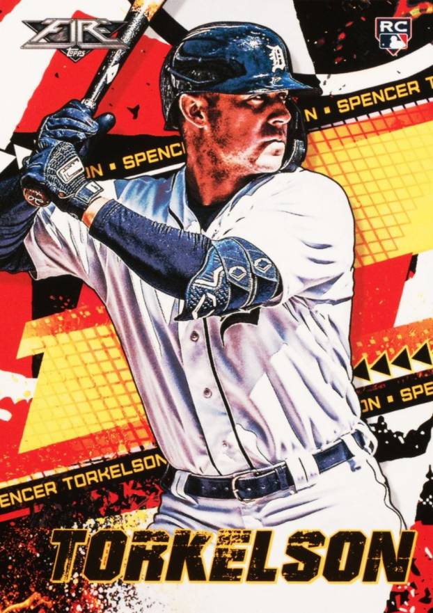 2022 Topps Fire Spencer Torkelson #111 Baseball Card