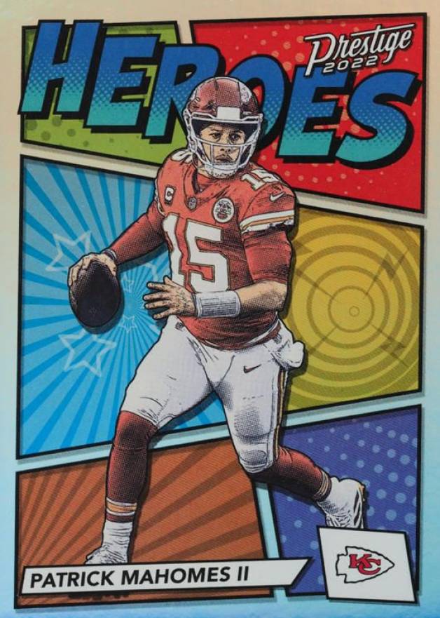 2022 Panini Prestige Heroes Patrick Mahomes II #H4 Football Card