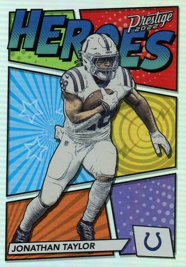 2022 Panini Prestige Heroes Jonathan Taylor #H9 Football Card